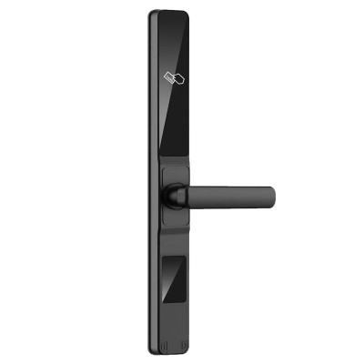 防水断桥铝智能门锁防盗门锁窄边门刷卡锁铝合金感应锁酒店刷卡锁图4