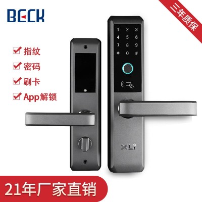 BECK博克防盗门指纹锁酒店宾馆涂鸦智能密码锁民宿wifi指纹锁I1W