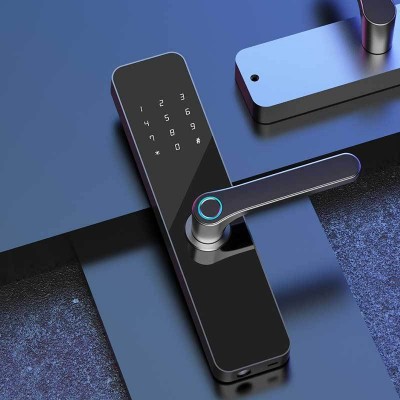 定制木门指纹锁室内门密码锁电子智能门锁体房间卧室家用办公遥控图3