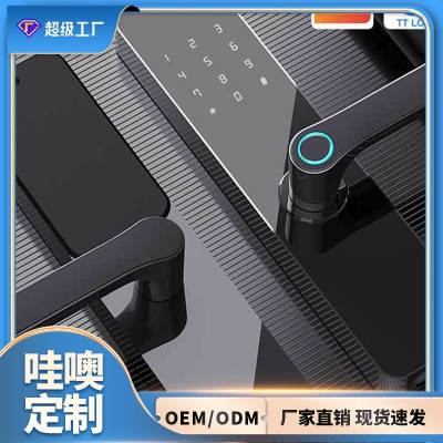 定制木门指纹锁室内门密码锁电子智能门锁体房间卧室家用办公遥控图2