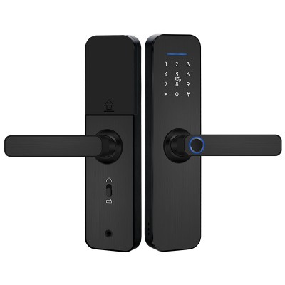 定制木门指纹锁室内门密码锁电子智能门锁体房间卧室家用办公遥控