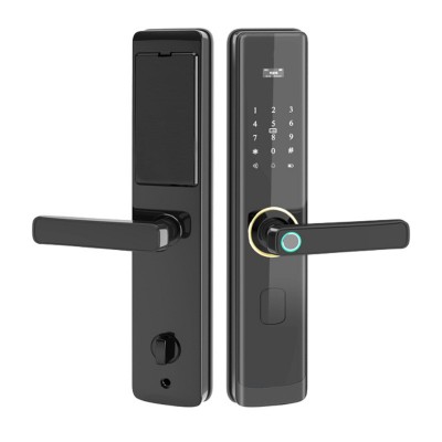 指纹锁家用防盗门智能锁入户门电子锁工程密码锁半导体指纹锁图5