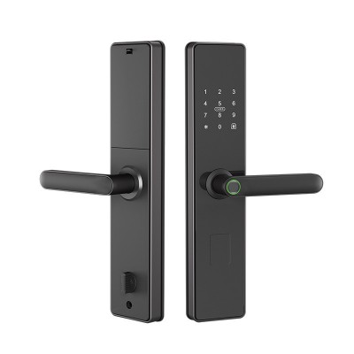 户外深度防水通通指纹锁家用防盗门密码电子锁民宿公寓庭院大门锁图5