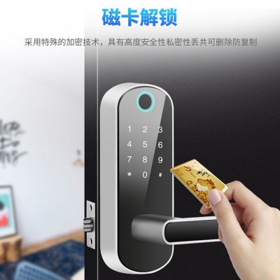 跨境专供涂鸦Tuya指纹锁球形WIFI半导体APP锁家用智能电子通通锁图2