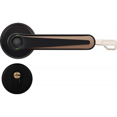 TUYA通通智能把手锁远程解锁室内木门一握即开防盗电子密码指纹锁图5