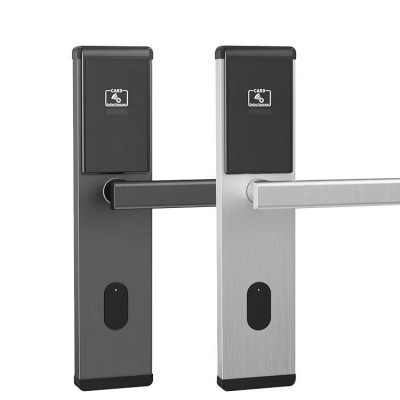 酒店门锁工厂批发电脑发卡锁智能电子感应锁木门磁卡锁宾馆刷卡锁图2