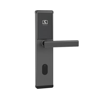 酒店门锁工厂批发电脑发卡锁智能电子感应锁木门磁卡锁宾馆刷卡锁图5