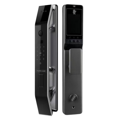 爆款全自动指纹密码锁3D人脸识别家用防盗门智能密码刷卡锁图5