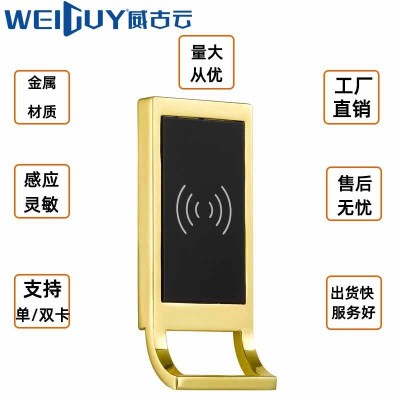 厂家供应威古电子桑拿锁健身房浴室桑拿刷卡感应锁IC储 物柜智能锁图2