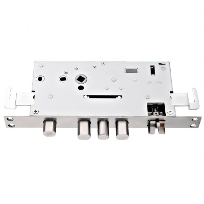 双开门滑盖指纹锁 家庭办公室密码锁 防盗门电子锁智能遥控磁卡锁图5