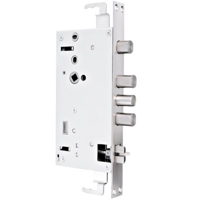 6068 6052全自动电子锁体可带检测开关指纹密码智能锁不锈钢锁芯图5