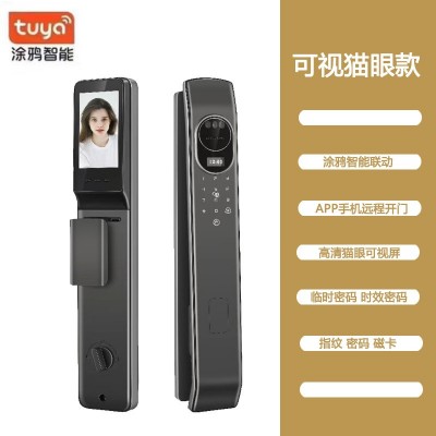 涂鸦WiFi3D人脸识别锁指静脉ZigBee可视指纹锁家用猫眼电子锁智能图4