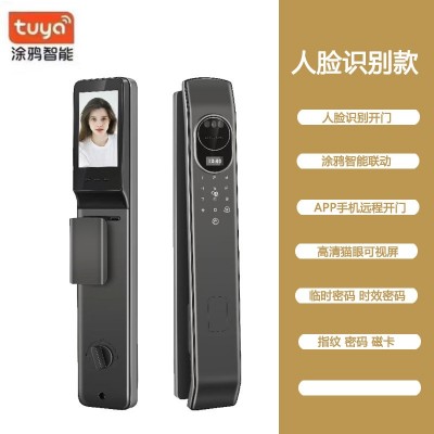 涂鸦WiFi3D人脸识别锁指静脉ZigBee可视指纹锁家用猫眼电子锁智能图5