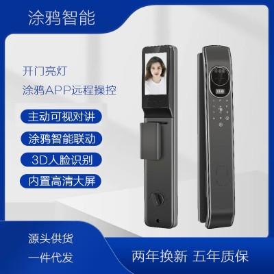 涂鸦WiFi3D人脸识别锁指静脉ZigBee可视指纹锁家用猫眼电子锁智能图2