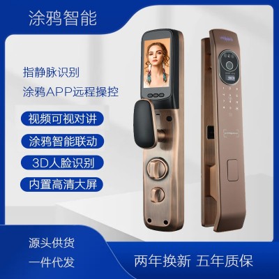 涂鸦ZigBee3D人脸识别联动场景指纹锁可视猫眼门锁指纹解锁智能图2
