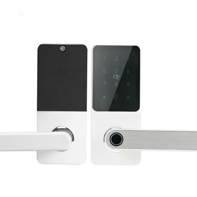 智能密码门锁通通锁指纹锁室内门可远程替换球形锁木门刷卡批发价图5