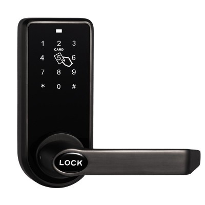 欧美款触摸屏电子密码锁智能刷卡锁锌合金材质ID卡替换球形锁图5