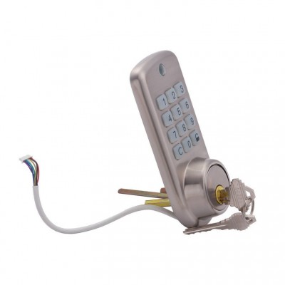 特价款欧美呆舍锁室内门密码锁木门卧室门电子锁辅助锁钥匙开启图3