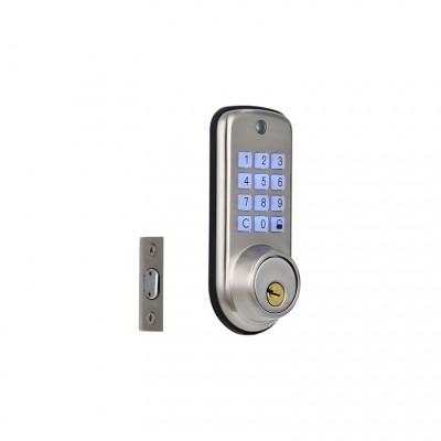 特价款欧美呆舍锁室内门密码锁木门卧室门电子锁辅助锁钥匙开启图2