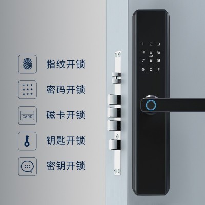 智能锁家用防盗门木门入户门涂鸦WiFi远程IC卡大门指纹锁密码锁图4