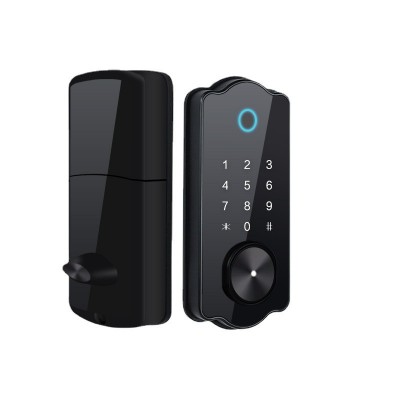 密码指纹锁智能锁批发家用全自动木门蓝牙磁卡锁指纹解锁电子锁图5