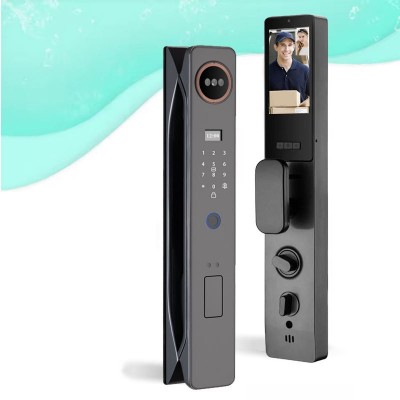 奥尔良3D人脸识别指纹锁密码锁家用门锁人脸识别电子锁图2