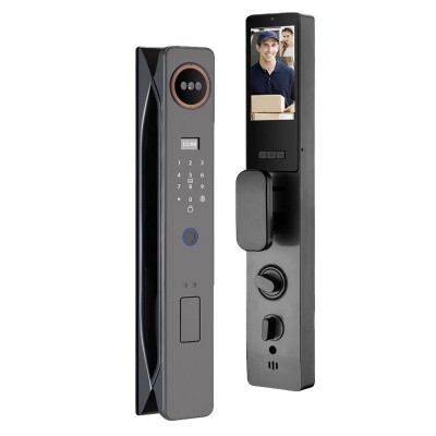 奥尔良3D人脸识别指纹锁密码锁家用门锁人脸识别电子锁图5