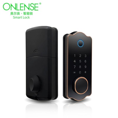 卧室指纹锁密码锁跨境电商北美专供tuya通通锁厂家直销智能门锁图4