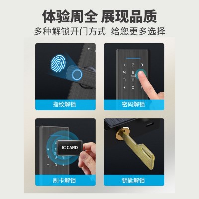 指纹锁一握开X7家用智能锁密码锁公寓房间木门办公室防盗门电子锁图3