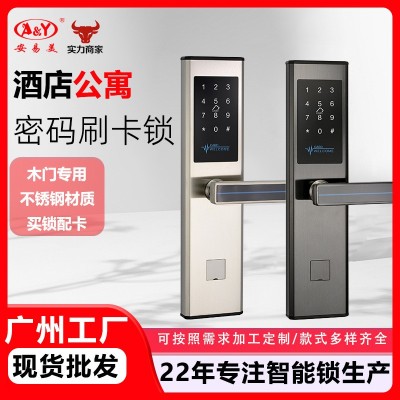 酒店门锁手机app密码锁民宿公寓日租房蓝牙ic刷锁ic卡智能锁图2