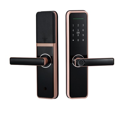 房间门指纹锁木门密码锁卧室门电子门锁酒店智能锁公寓指纹解锁图4