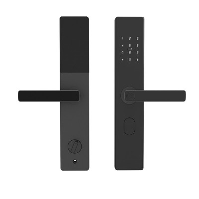 通通锁人脸识别智能锁民宿酒店密码公寓锁多国语言涂鸦WIFI指纹锁图4