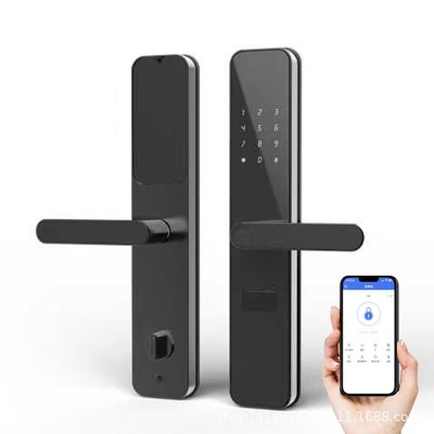 通通锁防盗门远程涂鸦WiF多国语言i刷卡密码指纹锁民宿公寓智能锁图5