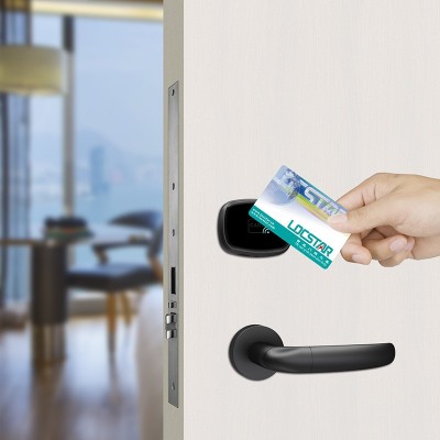 创佳酒店刷卡锁民宿客房电子感应锁宿舍智能锁宾馆房门锁酒店门锁图3