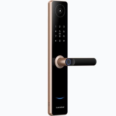 创佳智能锁厂家定制公寓物联锁电子锁入户门指纹锁智能锁 家用门锁图5