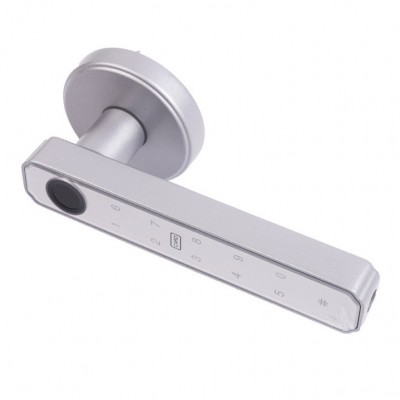 厂家贴牌定制室内三杆球形智能锁一握开家用木门指纹密码锁涂鸦锁图5