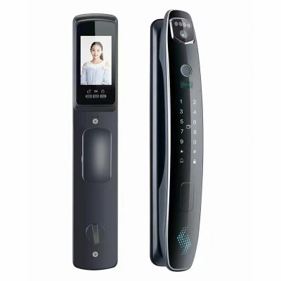 3D人脸识别智能锁公寓密码锁可视猫眼远程电子锁家用防盗门指纹锁图4