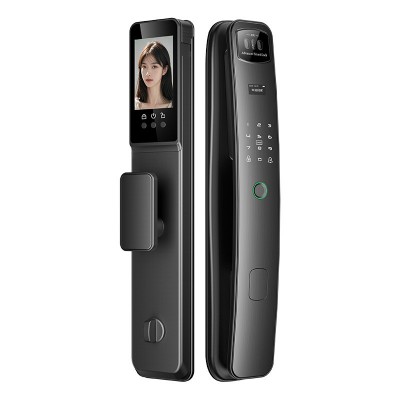 家用指纹锁防盗门智能锁3D人脸识别电子锁入户门密码锁猫眼锁批发图5