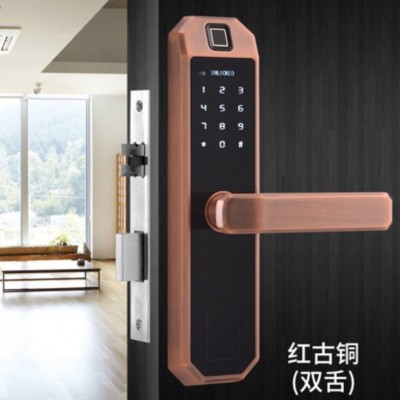 厂家直销室内门指纹锁 办公室门卧室门智能门锁半导体电子密码锁