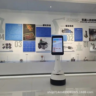精灵AI机器人讲解接待单位展厅学校图书馆语音问答机服务机器人图2
