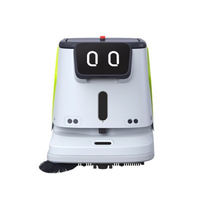 CC1商用清洁机器人 洗扫推吸四合一 多机跨楼层调度清洁智能图4