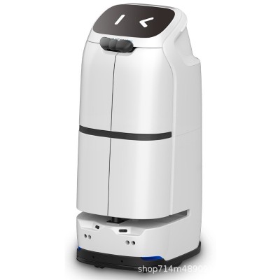 酒店办公楼配送机器人写字楼快递无接触封闭式公司午餐无接触配送图5