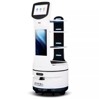 送餐机器人W3s 餐厅酒店上菜回收餐盘一次多桌配送自动避障图4