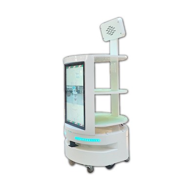 广告送餐机器人 餐厅饭店火锅店通用 商场超市智能送餐设备图1