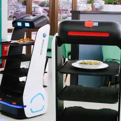 擎朗智能送餐机器适用饭店餐厅全自动上菜传菜商用服务送餐机器人