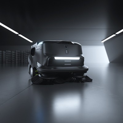 普渡MT1扫地机器人大型工业扫地吸尘Ai自动识别垃圾商用扫地机器图2