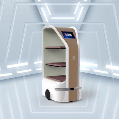 AI智能服务机器 送餐点餐迎宾导览交互机器人 高效智能餐厅机器人图4