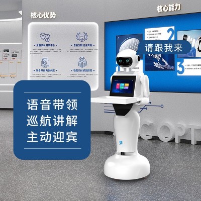定 制智能机器人语音接待餐厅酒店前台自动迎宾接待服务机器人图3