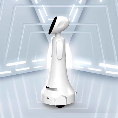 智能迎宾讲解机器人自动避让商用服务自主巡航导览引领大厅商用图5