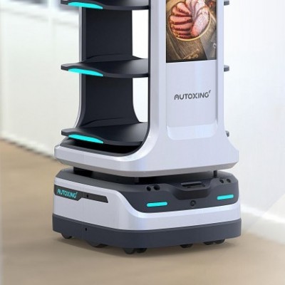 新款智能送餐机器人餐厅火锅酒店上菜端菜多国语言全自动服务员图3